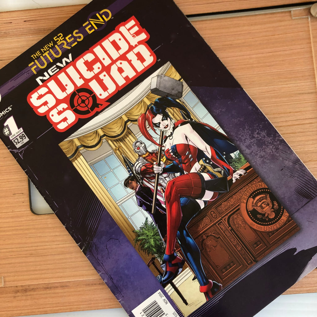 DC's New Suicide Squad-Futures End #1 PLUS Romany House Original Comic Book Storage & Display Box - Perfect Gift for Comic Collector