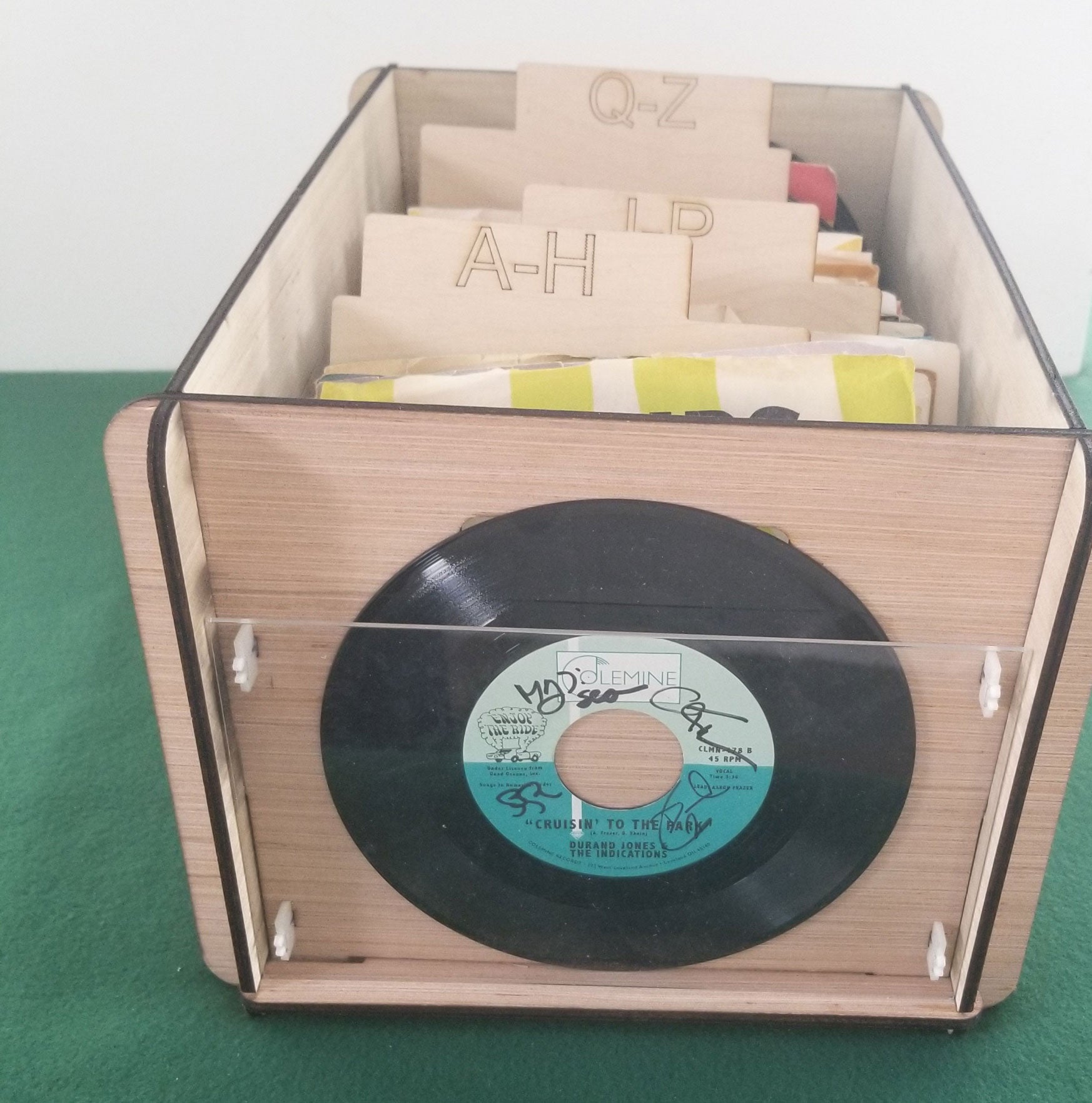 Durand Jones & The Indications  Autographed 45 Record