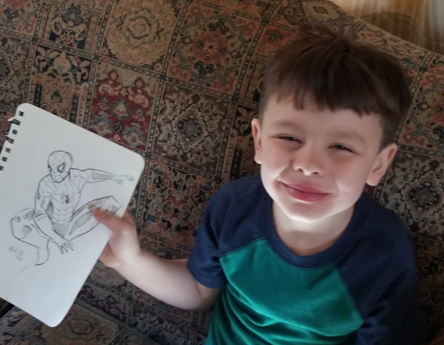 Comic artist Melvin Hogan creator of Luna comic wins over a new fan