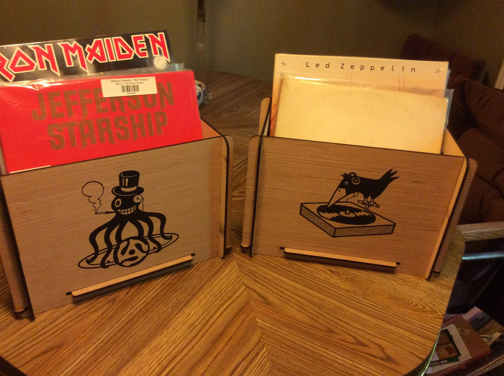 Happy customer in Canada likes our record crates