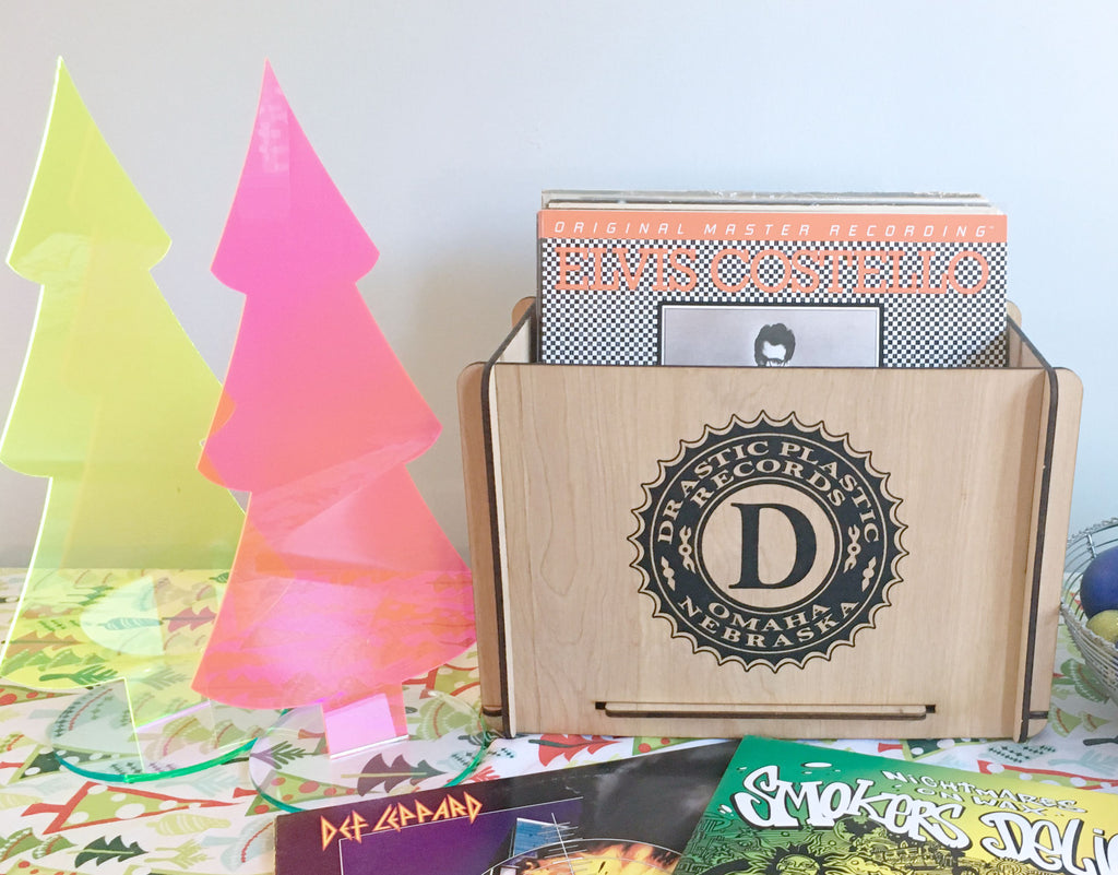 Drastic Plastic Has Vinyl Record Storage Crates For Holiday Gifts