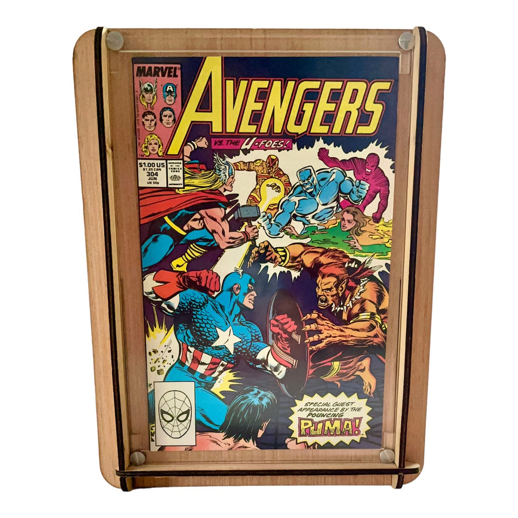Eco-Friendly Comic Storage/Display Box + Vintage Avengers Comic Book #304 - A Great Gift