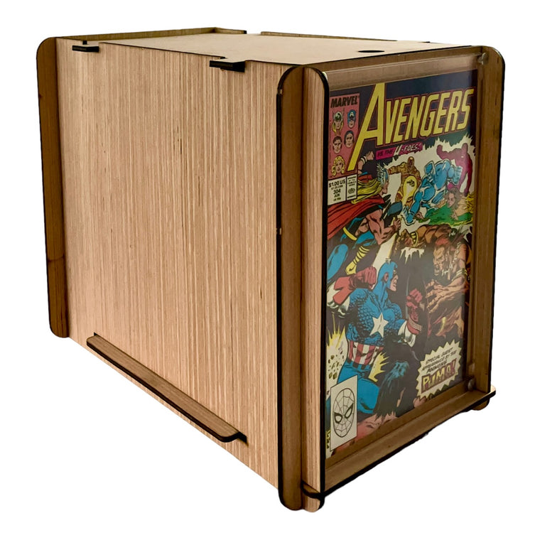 Eco-Friendly Comic Storage/Display Box + Vintage Avengers Comic Book #304 - A Great Gift