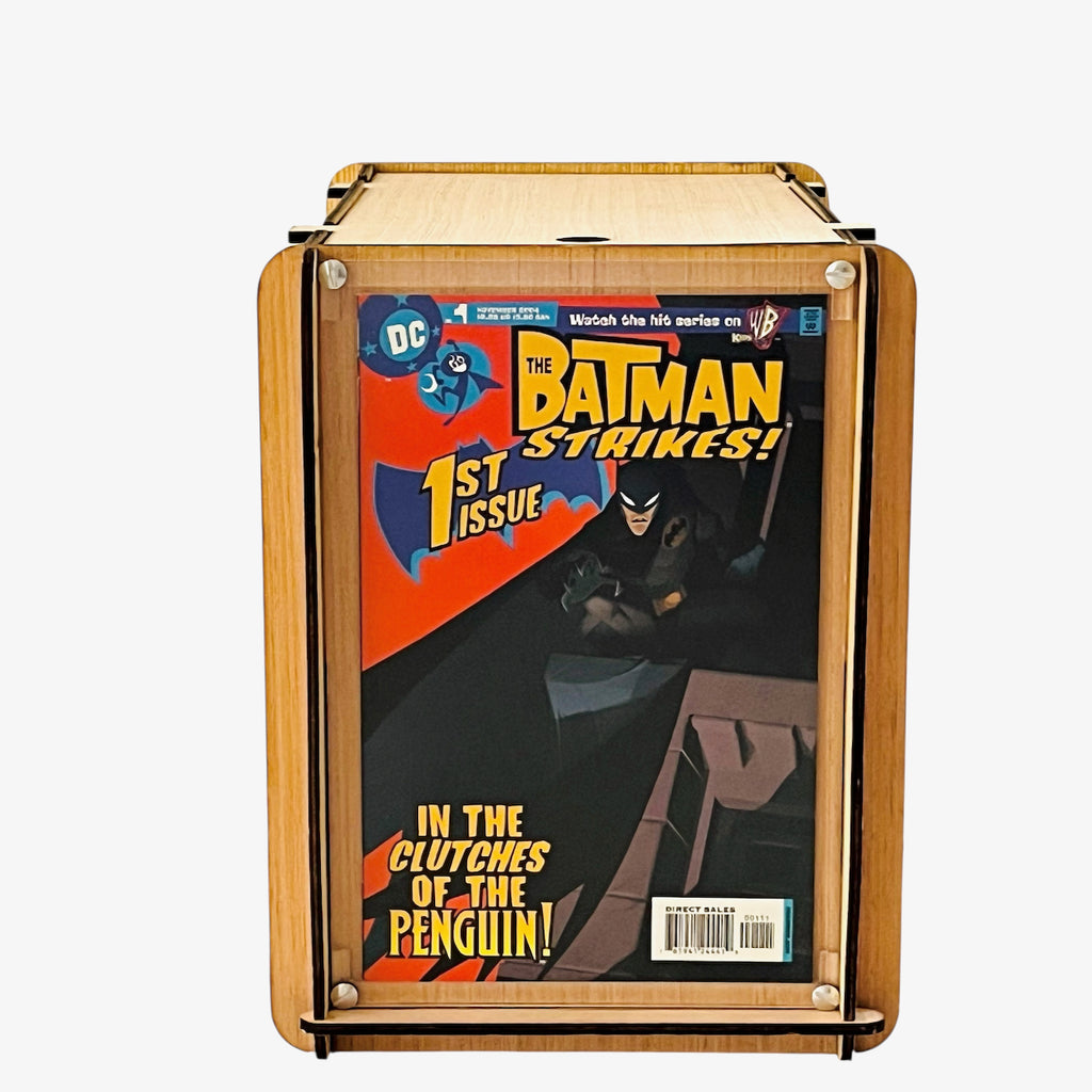 Eco-Friendly Comic Storage & Display Short Box PLUS The Batman Strikes #1 Comic Book