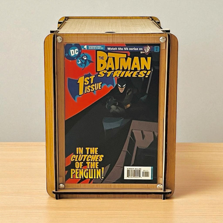 Eco-Friendly Comic Storage & Display Short Box PLUS The Batman Strikes #1 Comic Book