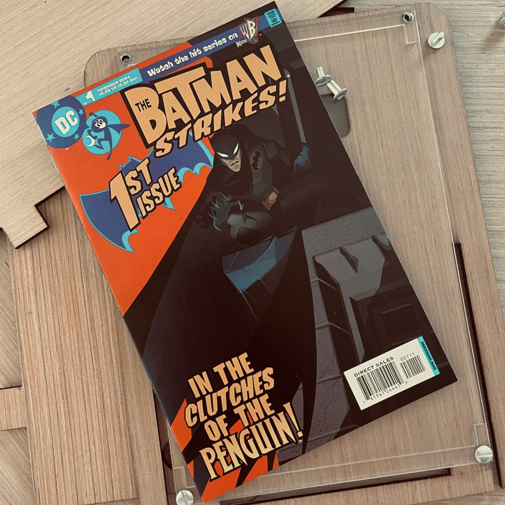 Eco-Friendly Comic Storage & Display Short Box PLUS The Batman Strikes #1 Comic Book