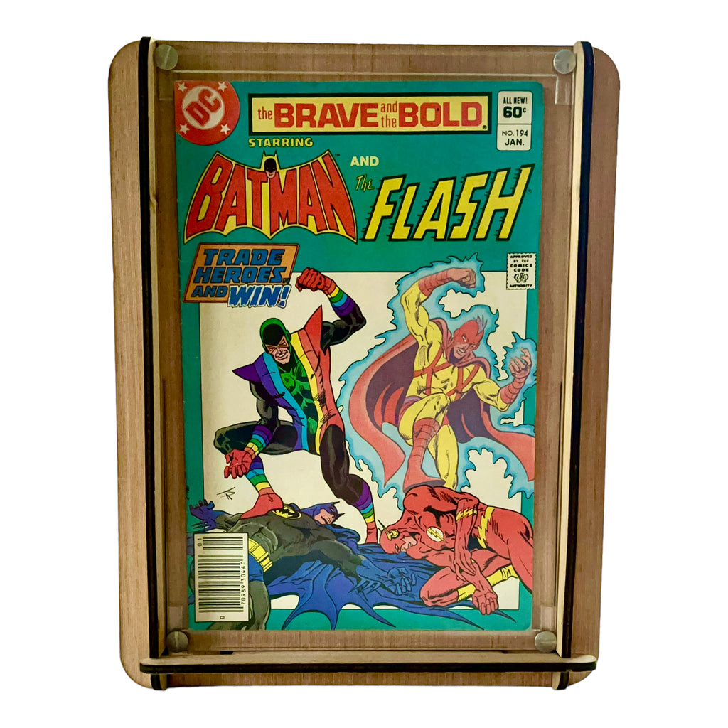 Comic Storage/Display Box PLUS DC Comic's Vintage Batman Plus the Flash #194 - For Your Batman or Flash Collection or A Great Gift