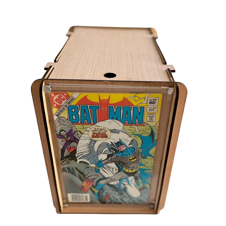 Romany House Original Comic Storage/Display Box PLUS 1982 DC Bat Man #353 Comic Book - For the Vintage Bat Man Comic Collector