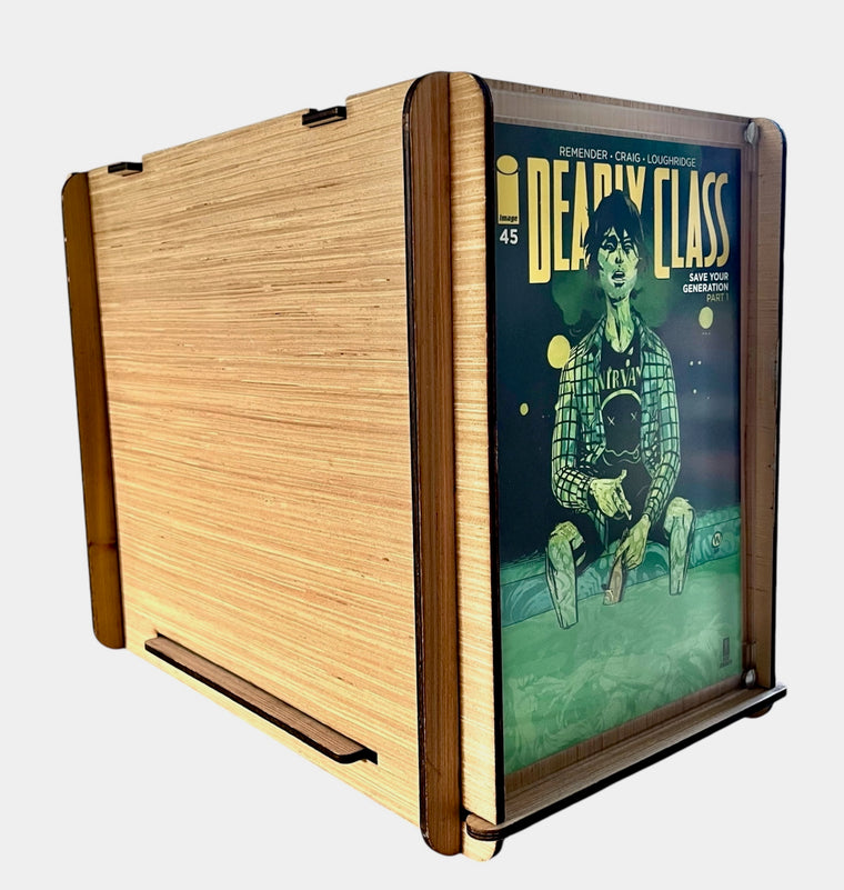 Image Comic's Deadly Class #45 Save Your Generation #1 PLUS Comic Book Storage & Display Box - Perfect Gift for Deadly Class Fan or Comic Collector