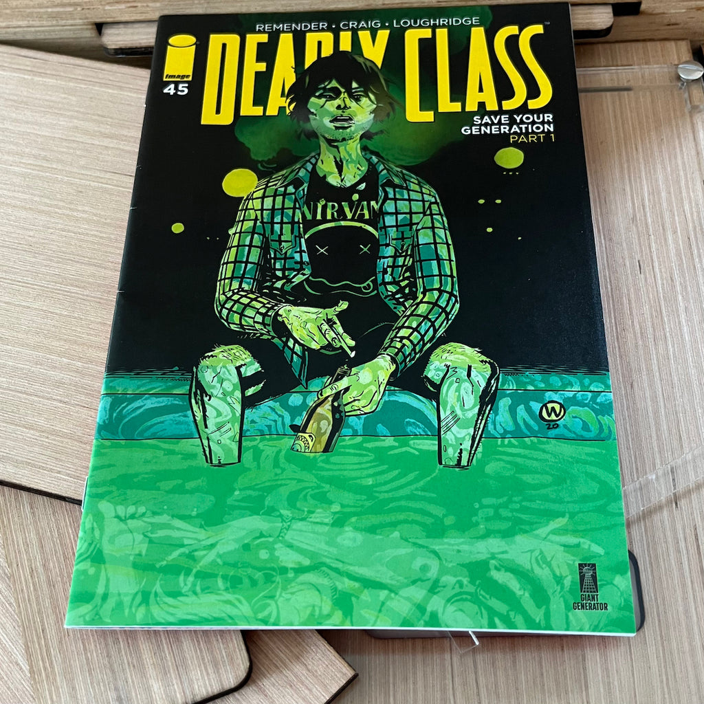 Image Comic's Deadly Class #45 Save Your Generation #1 PLUS Comic Book Storage & Display Box - Perfect Gift for Deadly Class Fan or Comic Collector