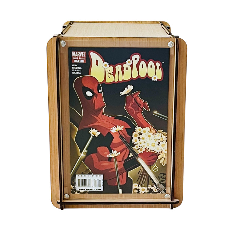 Comic Storage & Display Short Box PLUS Marvel's Deadpool #12 - 1960s Variant Cover