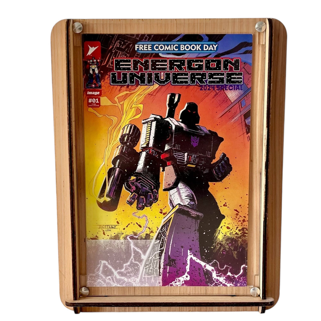 Romany House Comic Book Short Box Storage + Energon Universe #1 FCBD 2024 Comic. Perfect Gift For New Energon Universe Collecter