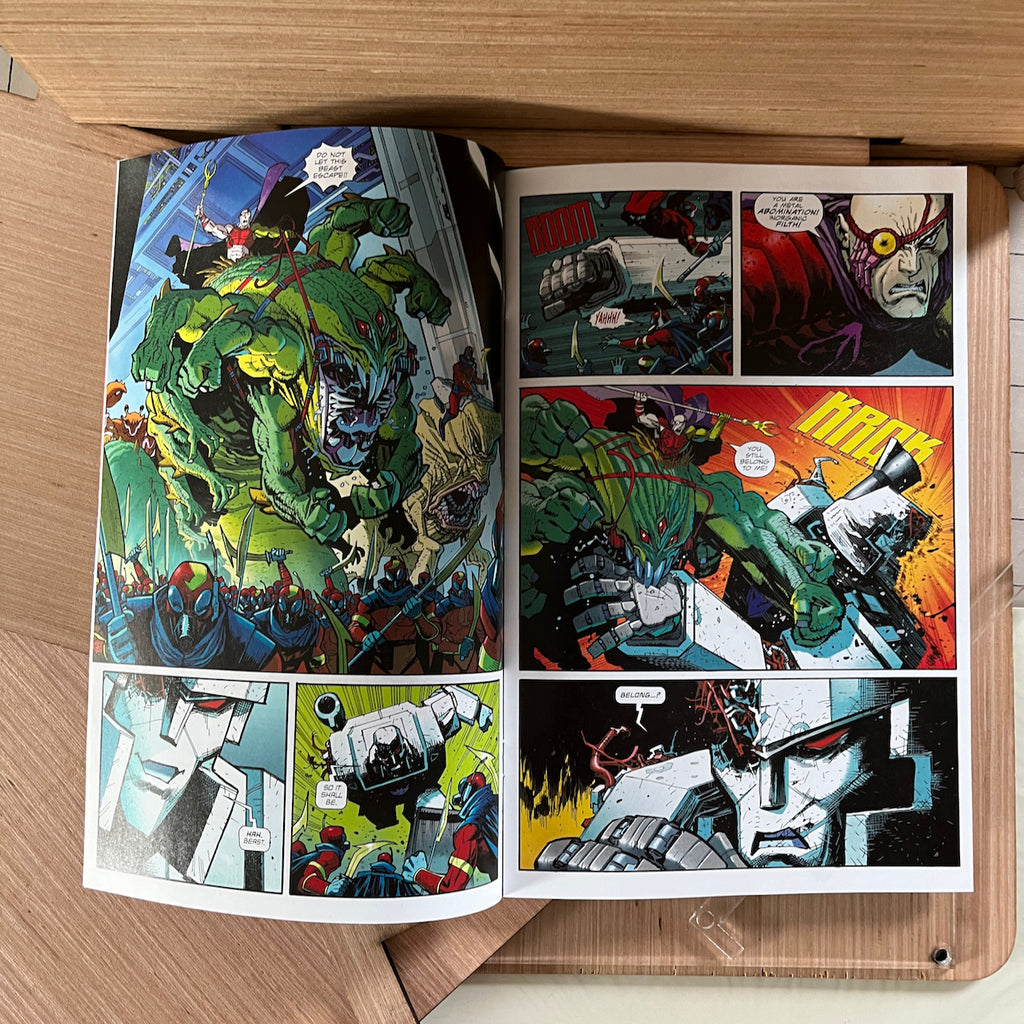 Romany House Comic Book Short Box Storage + Energon Universe #1 FCBD 2024 Comic. Perfect Gift For New Energon Universe Collecter