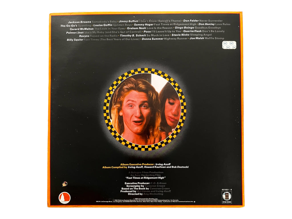 Perfect Gift for Your Favorite Gen Xer - Fast Times at Ridgemont High Soundtrack Plus Romany House Vinyl Record Crate with Display Frame