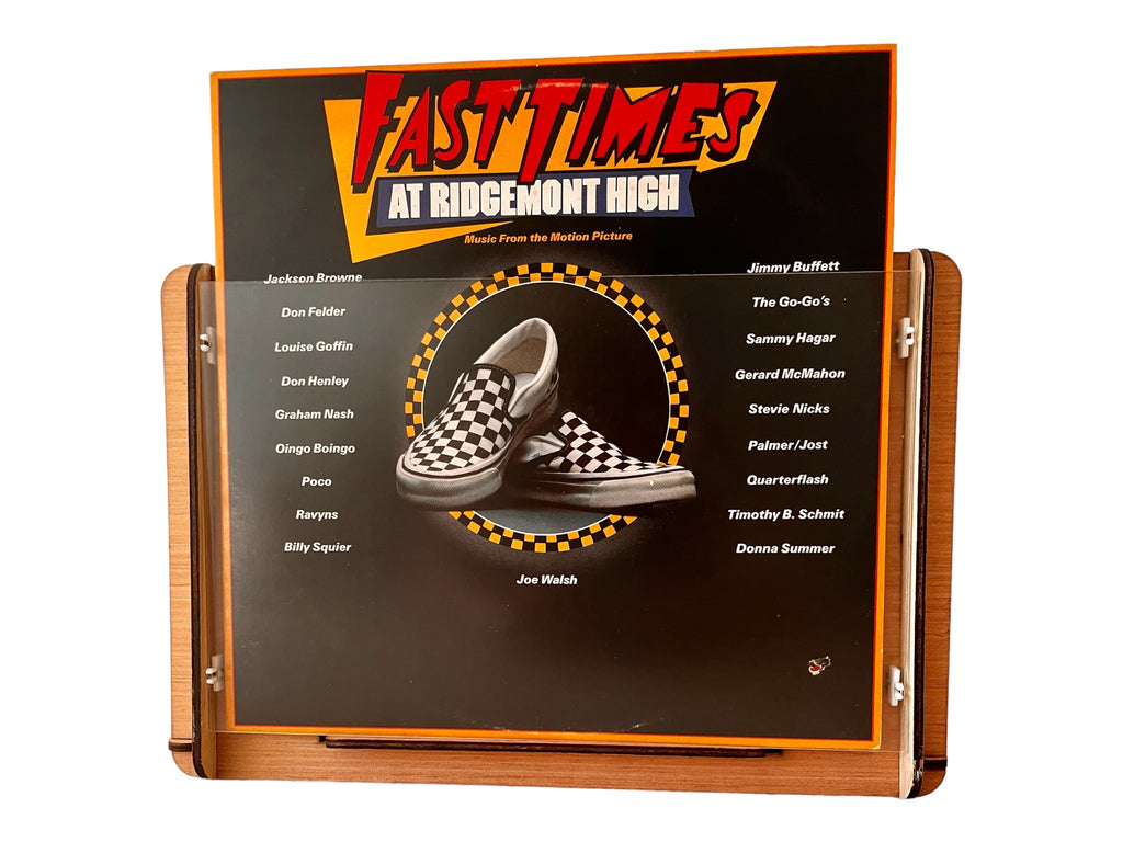 Perfect Gift for Your Favorite Gen Xer - Fast Times at Ridgemont High Soundtrack Plus Romany House Vinyl Record Crate with Display Frame