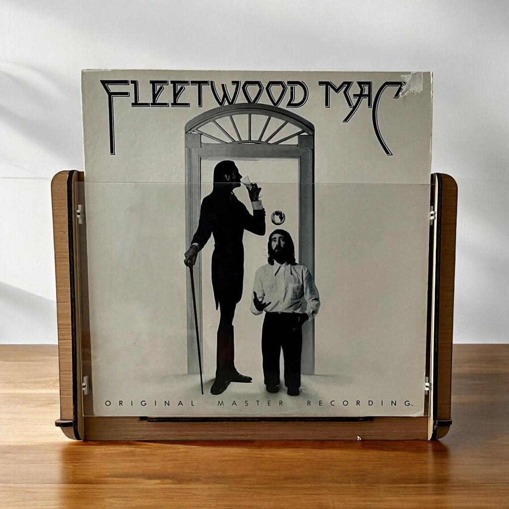 WOW! Vinyl Record Display/Crate PLUS MoFi Sound Lab Original Master Recording of Fleetwood Mac Album. Great Gift the Serious Vinyl Collector!