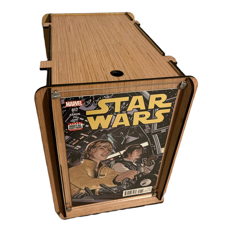 Comic Book Storage & Display Box PLUS Marvel Comic's Star Wars #17 - What a Great Gift for Your Favorite Comic Collector