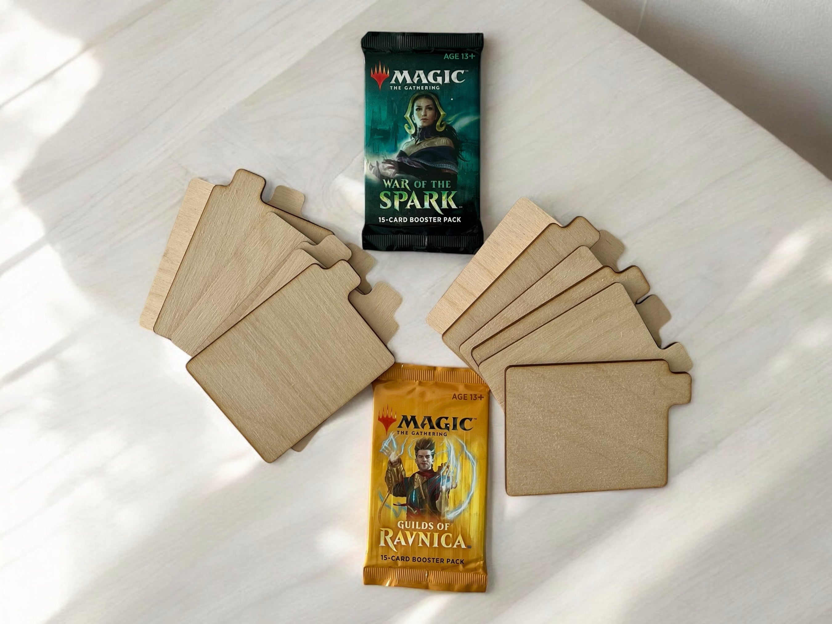mtg card box dividers Set of Twelve Deck Box Dividers