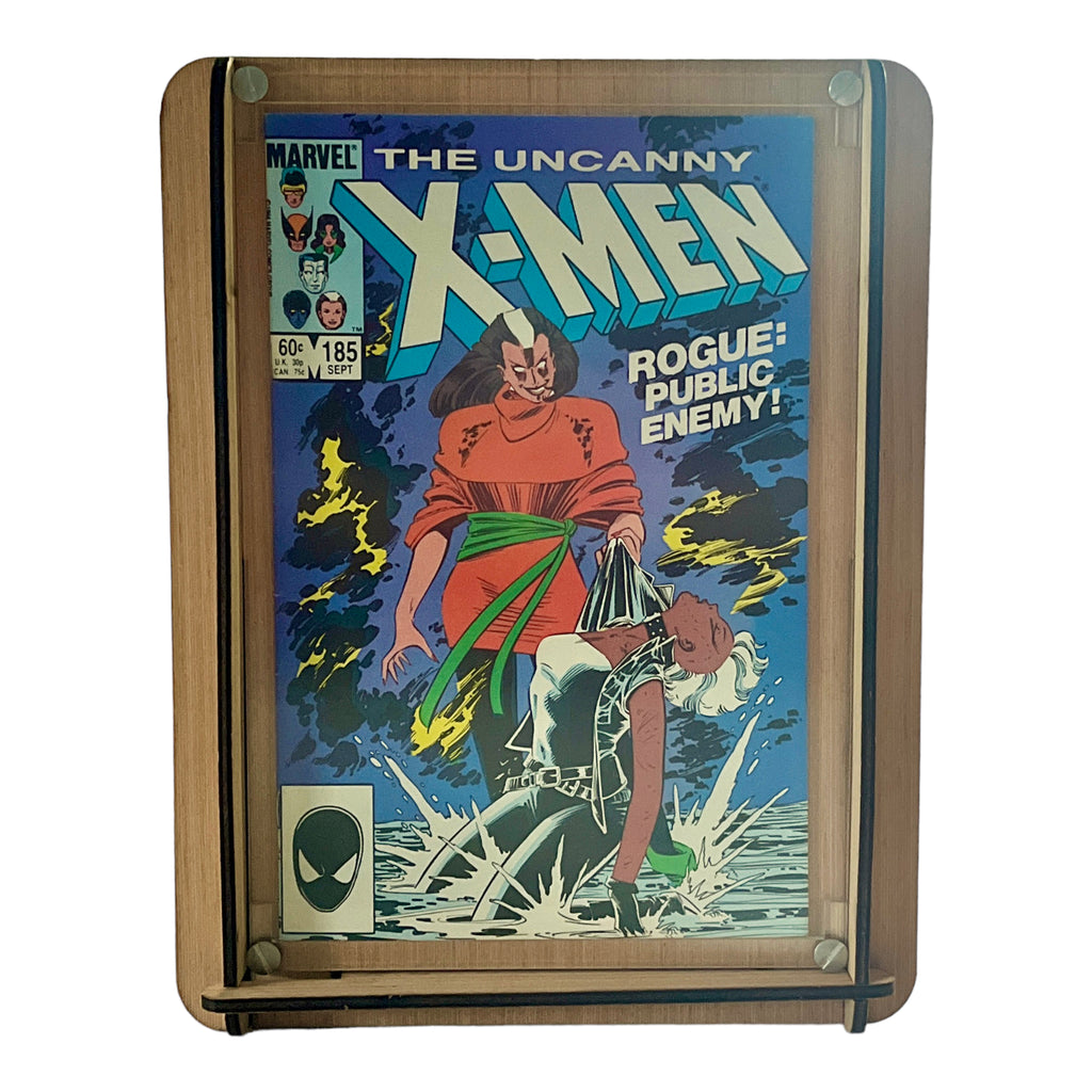 Comic Storage Box PLUS Marvel's X-Men Comic "Rogue Public Enemy" #185 - Keep it for Yourself or Makes A Great Gift!