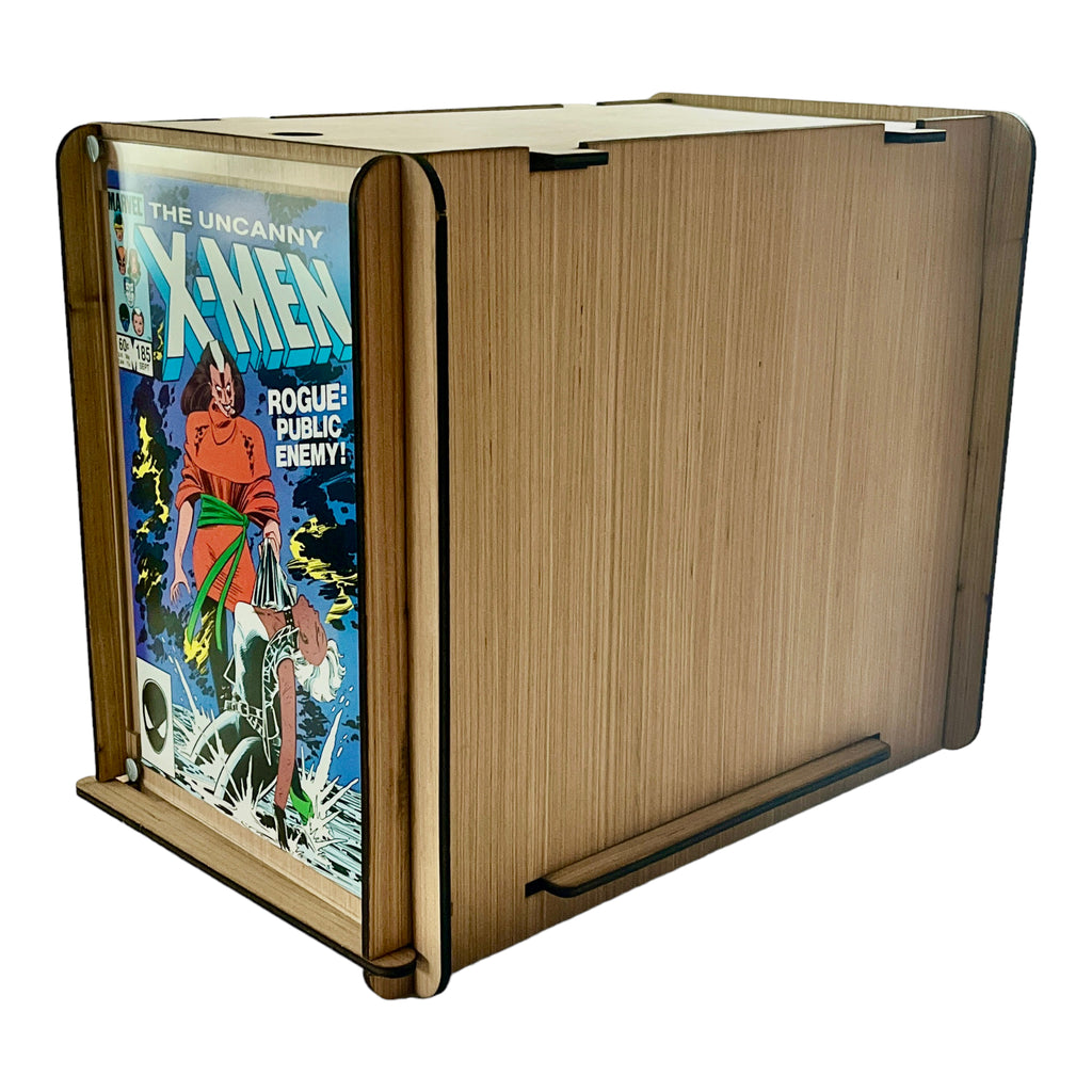 Comic Storage Box PLUS Marvel's X-Men Comic "Rogue Public Enemy" #185 - Keep it for Yourself or Makes A Great Gift!