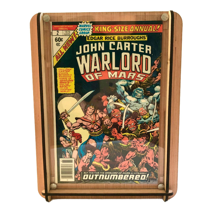 Comic Storage & Display Box PLUS Vintage, Marvel John Carter, Warlord of Mars Comic - Great Gift for the Comic Collector, Carter Fan, or You!