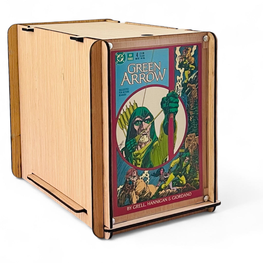 Eco-Friendly Comic Storage/Display Short Box PLUS a Vintage DC Comic Green Arrow #4