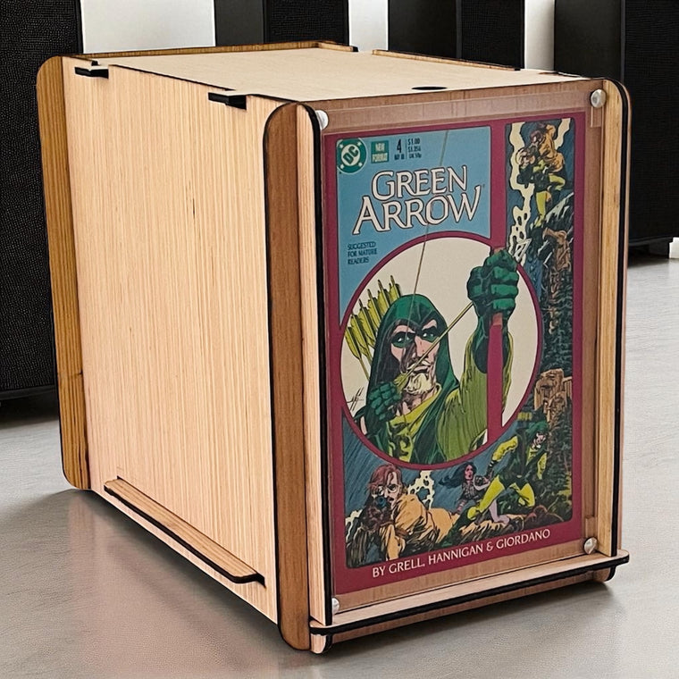 Eco-Friendly Comic Storage/Display Short Box PLUS a Vintage DC Comic Green Arrow #4