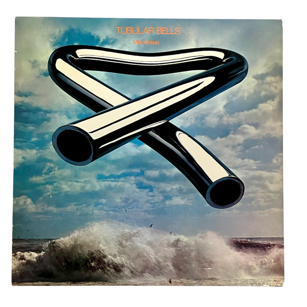 Romany House Vinyl Record Crate & Display + Mike Oldfield's Classic Tubular Bells LP - The Perfect Gift for Your Favorite Boomer