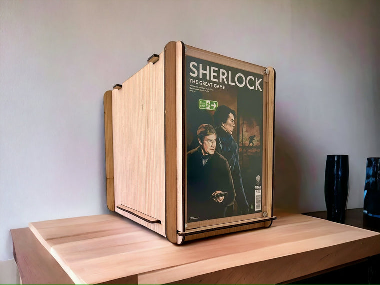 Romany House Comic Book Short Box Storage + Titan Comic's Sherlock The Great Game #4 (Manga Format) - What a Perfect Combo!