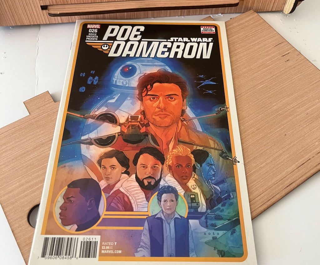 Marvel Comic's Star Wars: Poe Dameron #26 - PLUS Comic Book Storage/Display Box - Great Gift for Favorite Comic Collector or Star Wars Fan