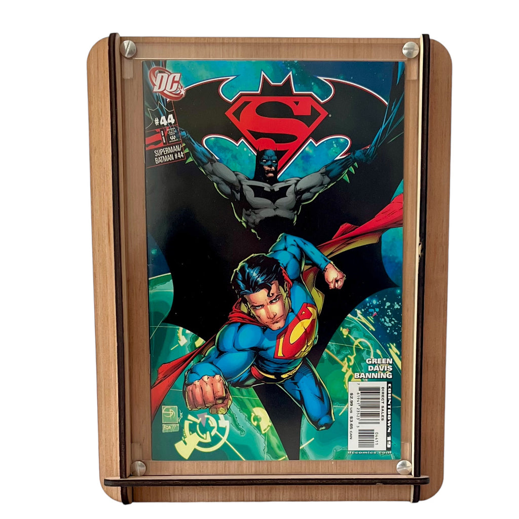 Romany House Original Comic Storage/Display Box PLUS  DC's Superman/Batman Mashup #44 Comic Book
