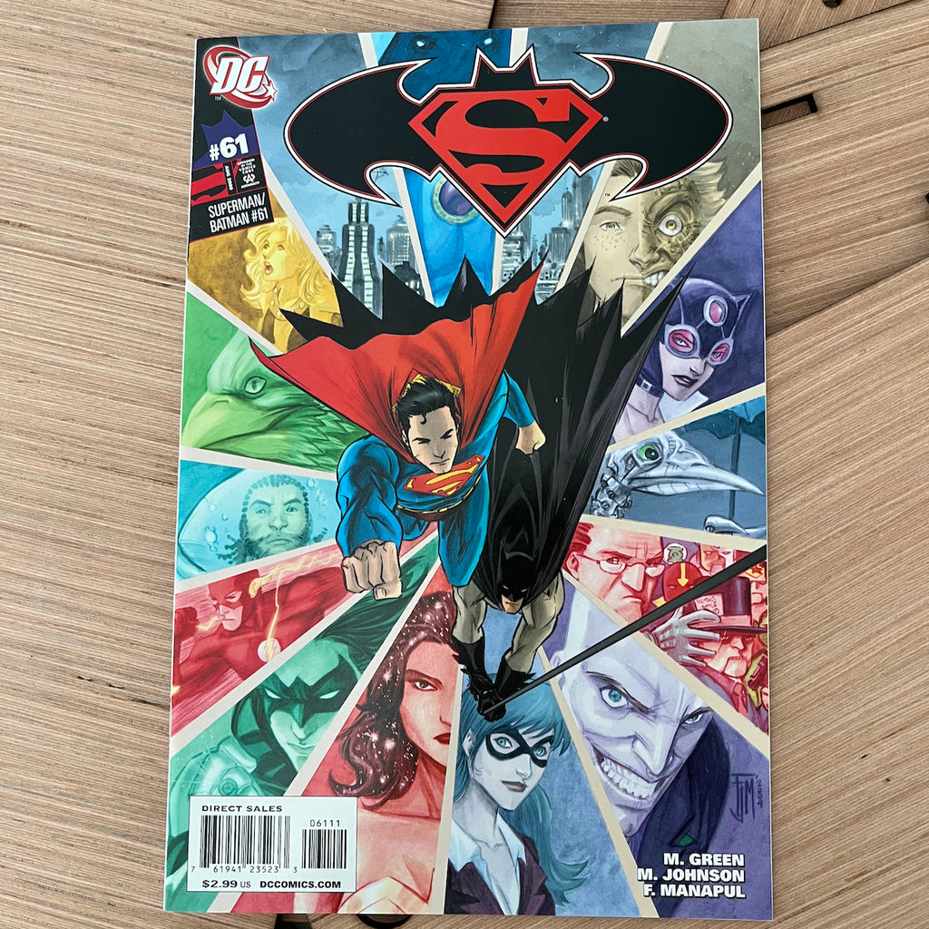 Comic Storage/Display Box PLUS  DC's Superman/Batman #61 Comic Book