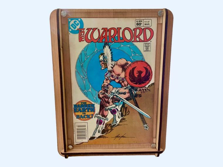 Romany House Original Comic Storage/Display Box PLUS DC Comic's Vintage The Warlord Comic #67 - For Your Collection or A Great Gift
