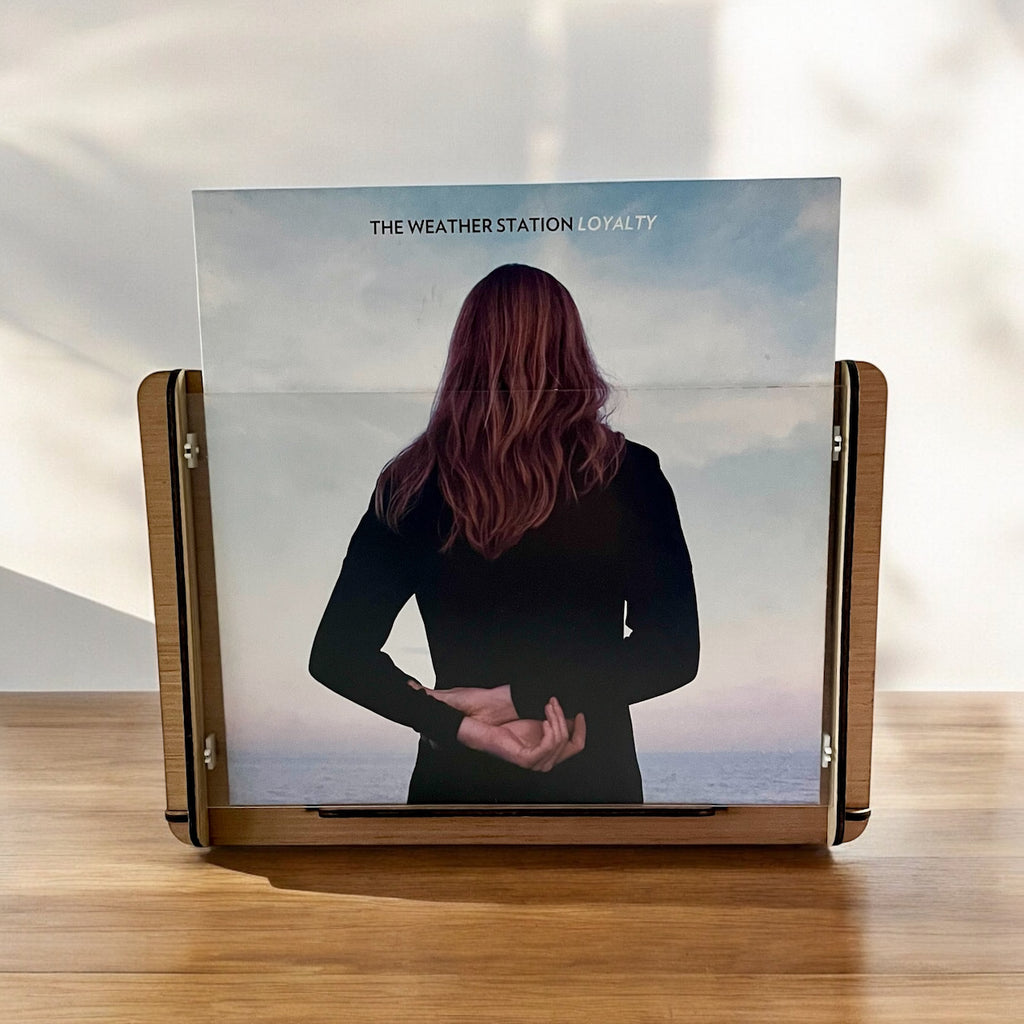 Romany House Vinyl Record Storage/Display Box Plus The Weather Station's 2015  'Loyalty' Album - A Must for Contemporary Vinyl Collectors