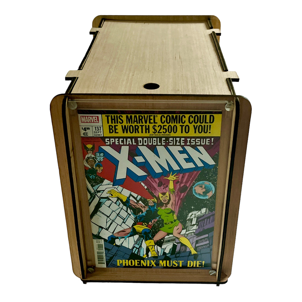 Comic Storage & Display Box PLUS Marvel's X-Men Comic "Phoenix Must Die" #137 (Reprint) - Keep it for Yourself or Makes A Great Gift!