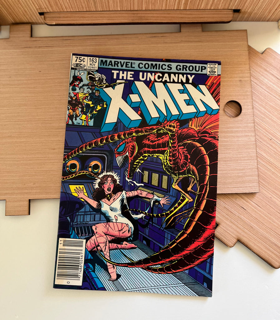 For Your Favorite X-Men Collector - Comic Storage & Display Box Plus Canadian Variant of The Uncanny X-Men #183 Vintage Comic Book from November 1982
