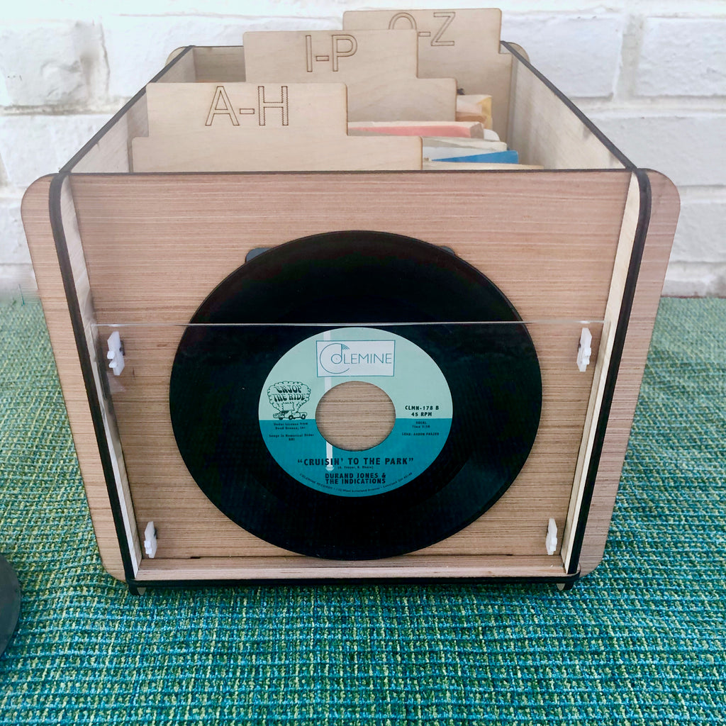 45 RPM Record Storage Box Plus Record Frame and 3 Dividers for 45s or 7 ...