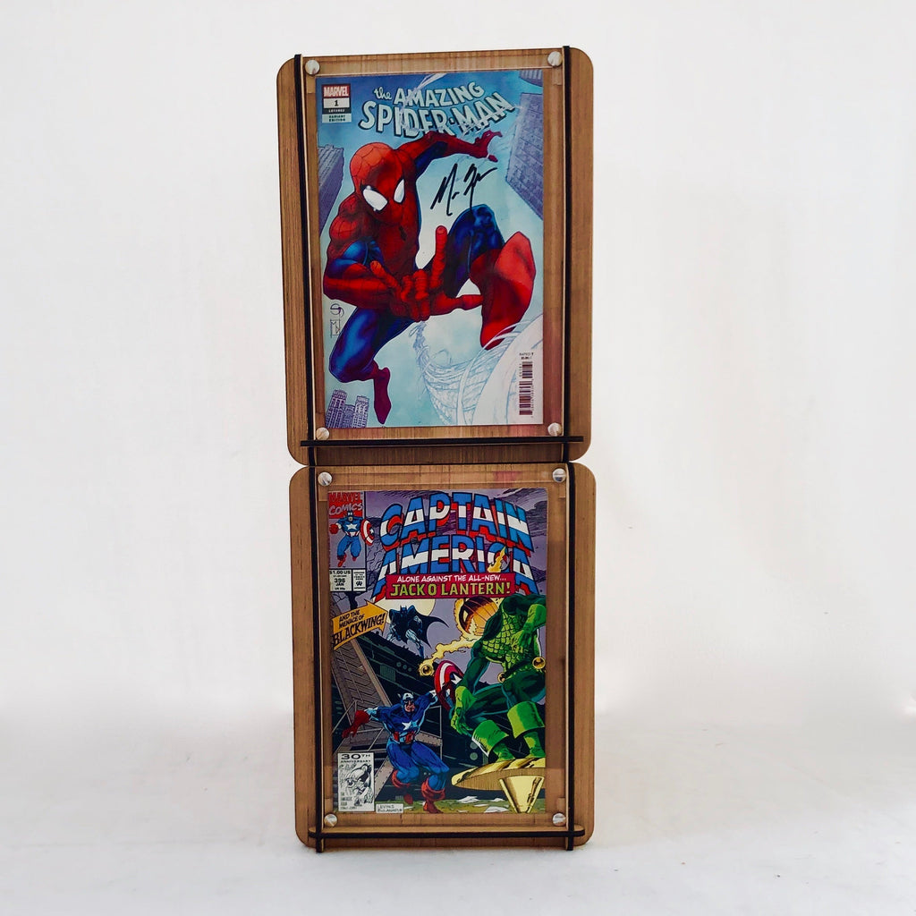 Vintage Marvel Team-Up Spider-Man & Thor Comic PLUS Wood Comic Book Storage/Display Box - For Your Collection or Makes Great Gift!