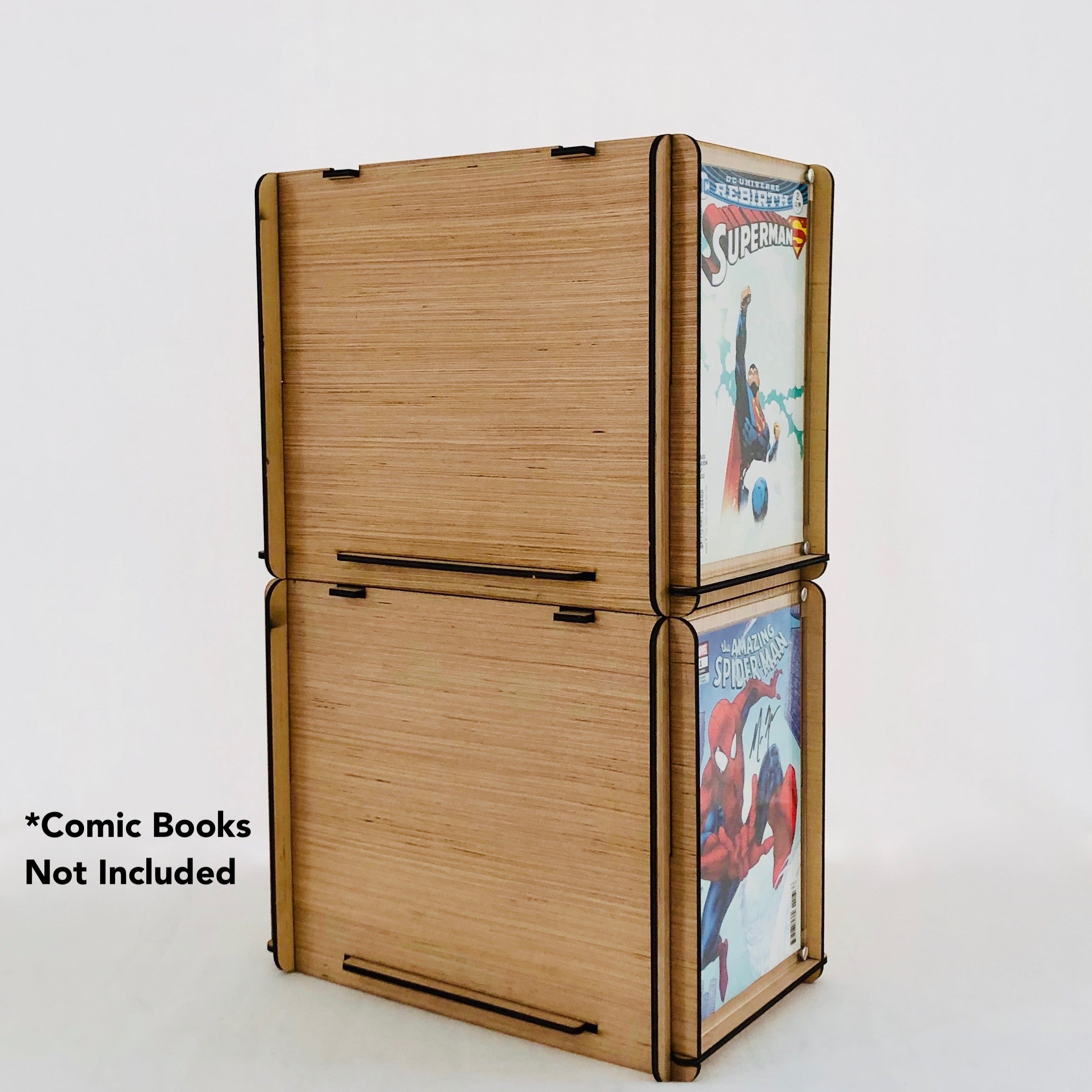 Comic Book Storage Boxes with Comic Book Frame 2 Pack Perfect Gift for ...