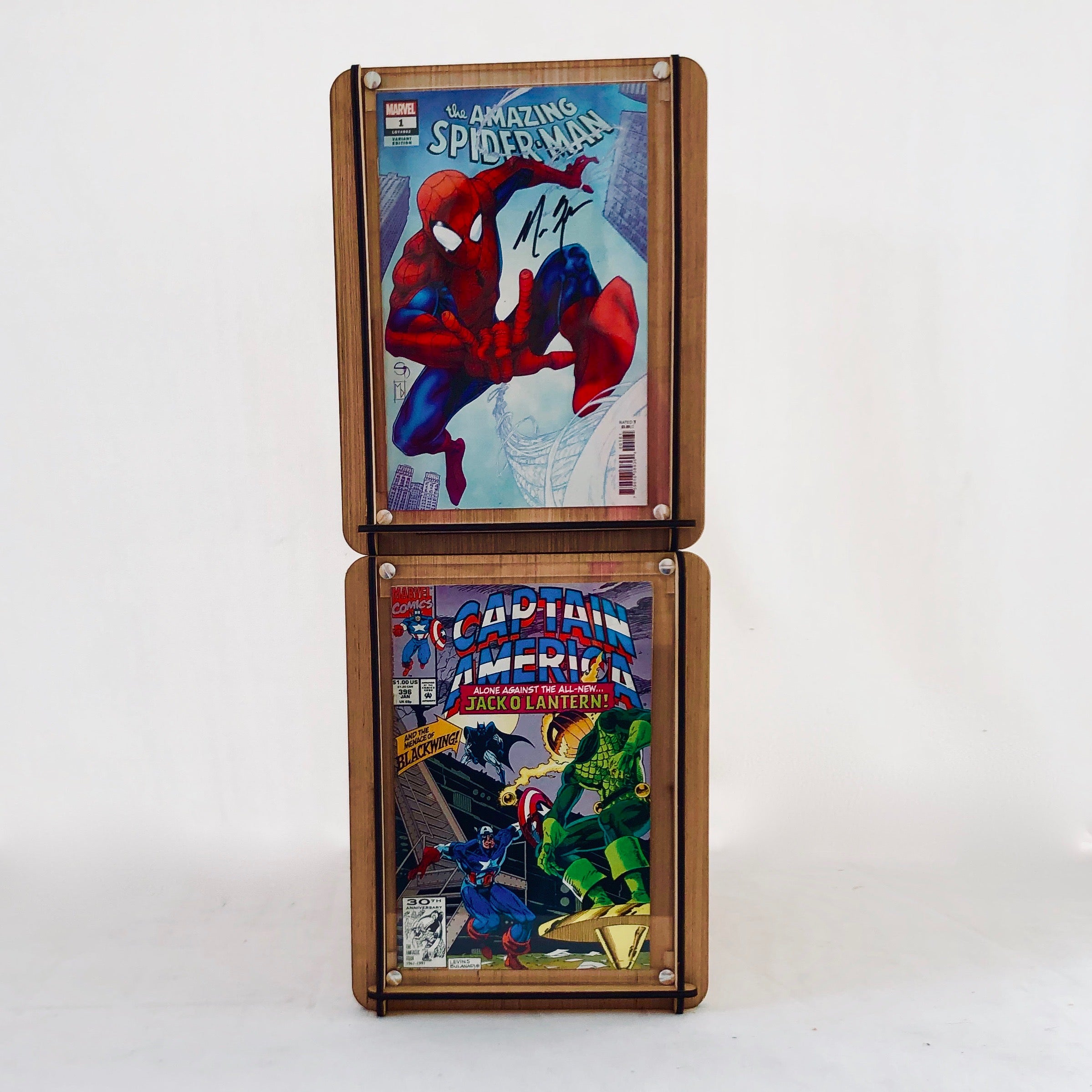 Comic Book Storage Boxes with Comic Book Frame 2 Pack Perfect Gift for ...
