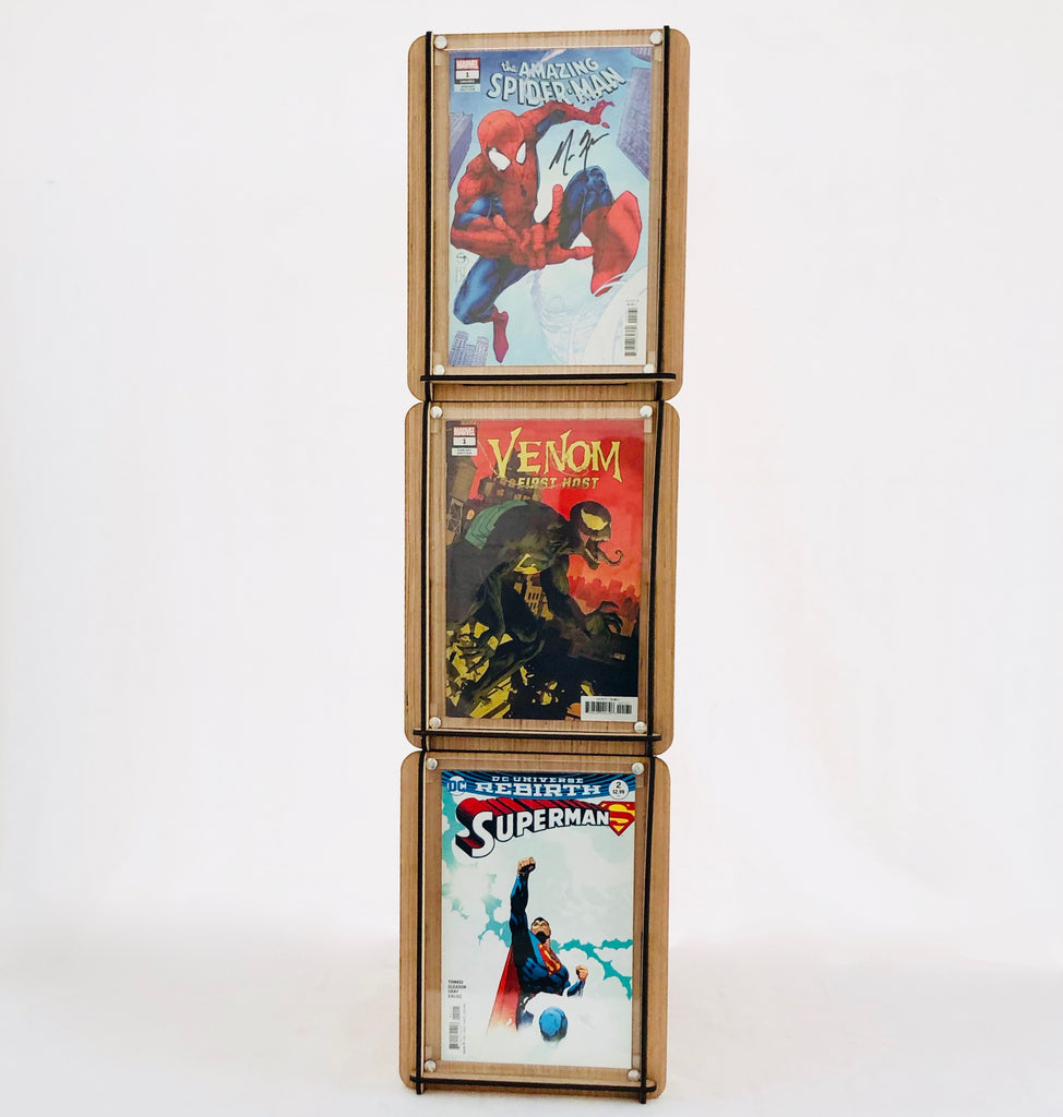 Comic Book Storage Boxes with Comic Book Frame 2 Pack Perfect Gift for  Comic Collector
