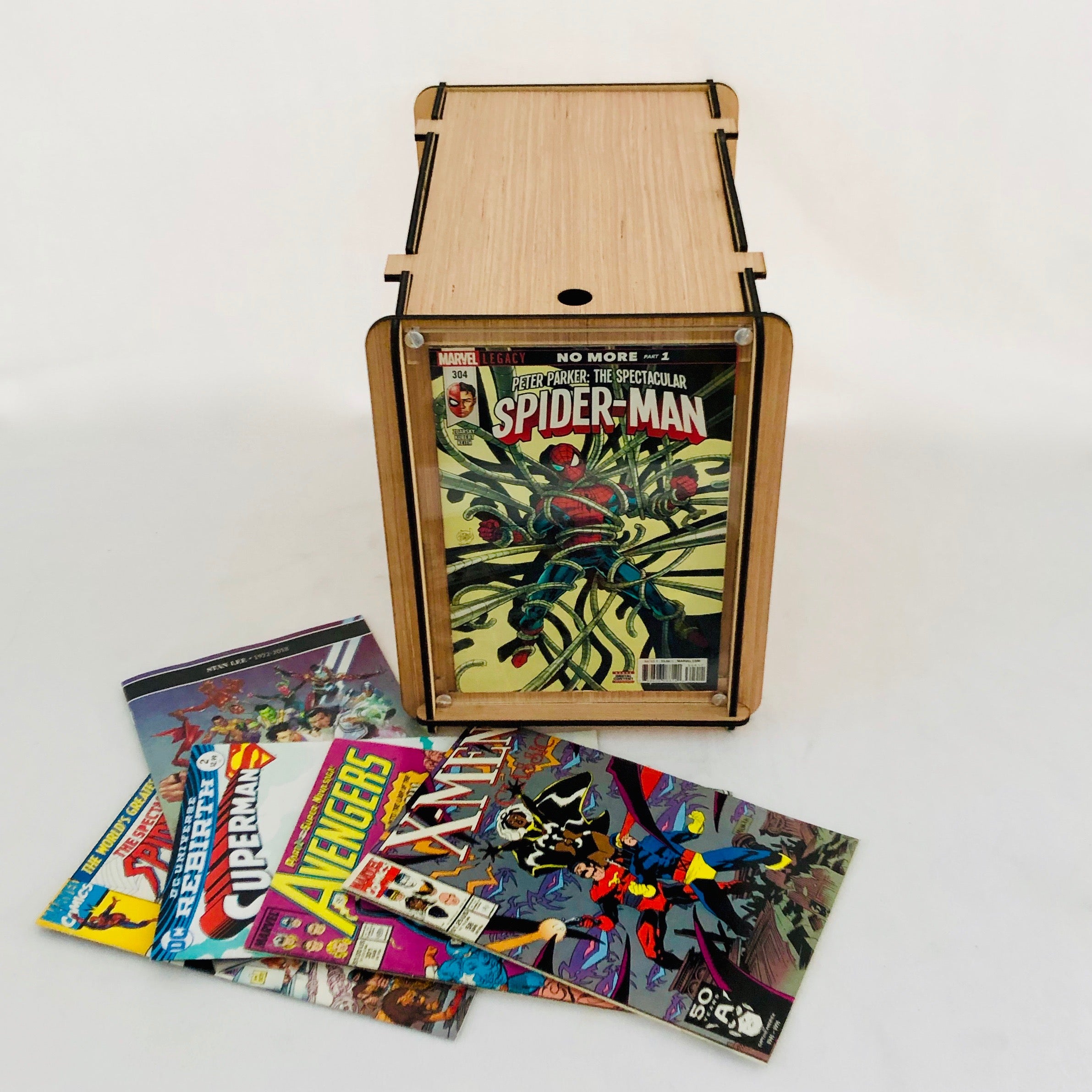 Comic Box Table Comic Book Storage Box with Comic Book Display