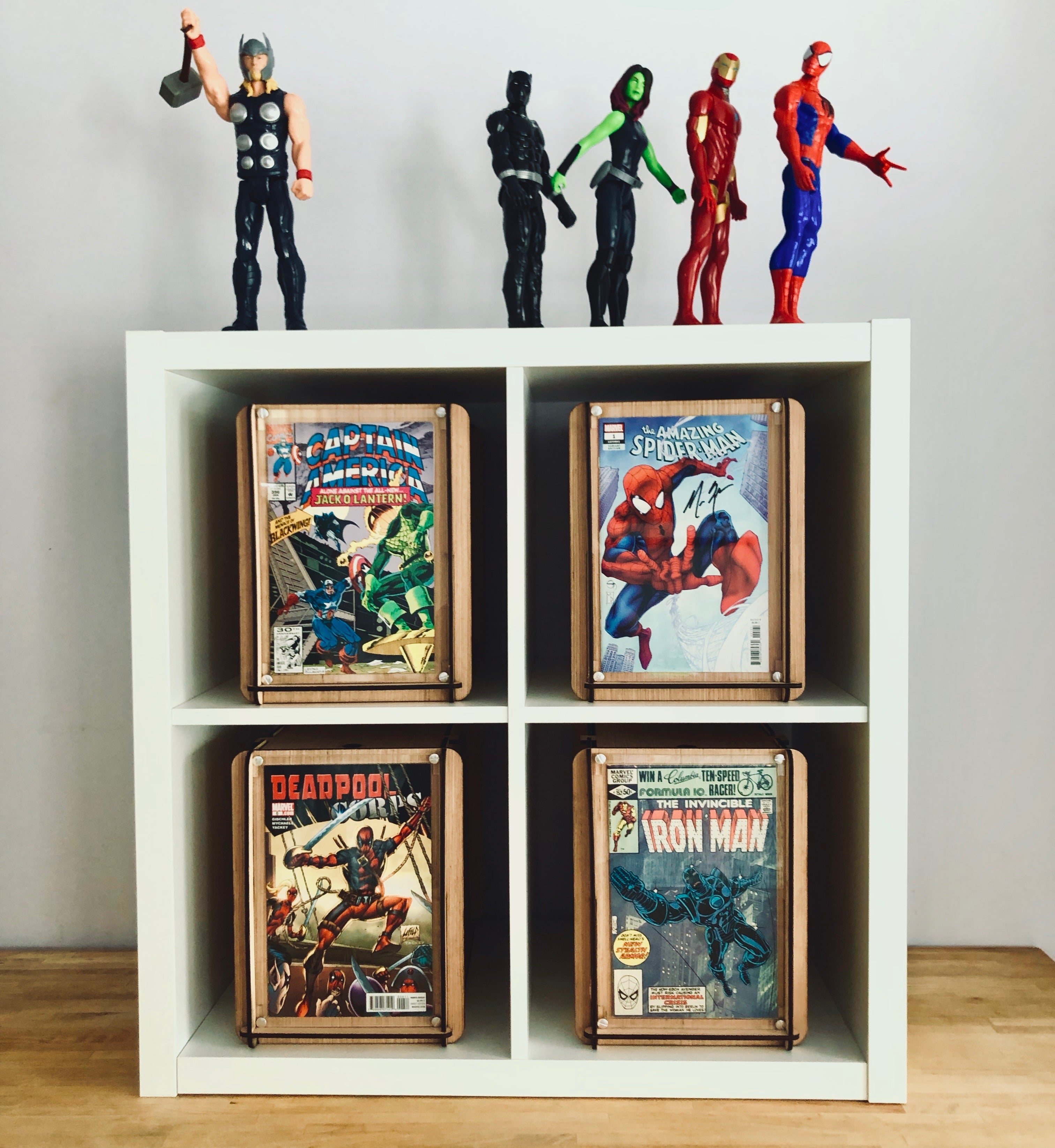 Comic Book Storage Boxes with Comic Frame 3 pack - Perfect for ...