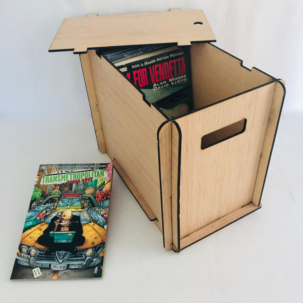 Graphic Novel/Underground Comix Storage & Organizer Box with set of 4 Dividers