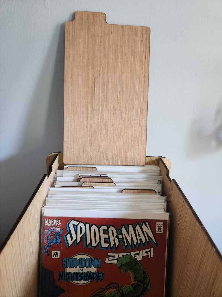 Comic Box Dividers - Set of Four - Perfect For Keeping Comics Organized